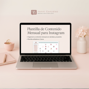 Plantilla CANVA para Organizar Contenido del Mes