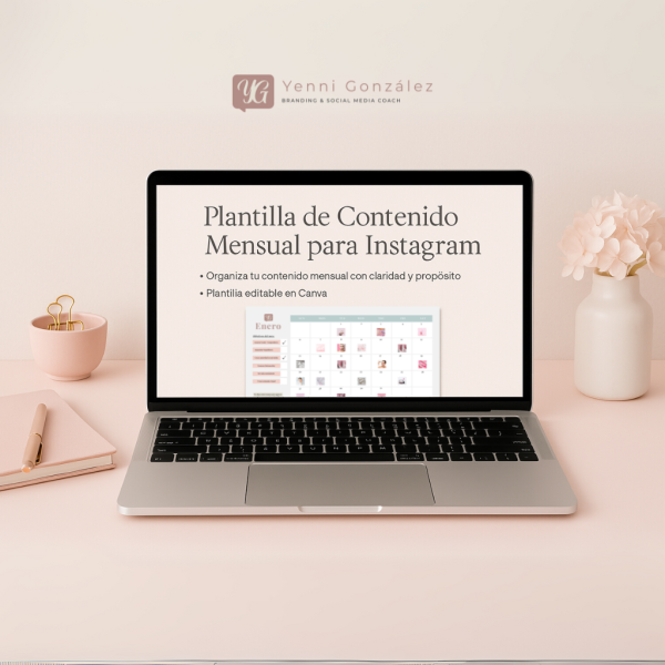 Plantilla CANVA para Organizar Contenido del Mes